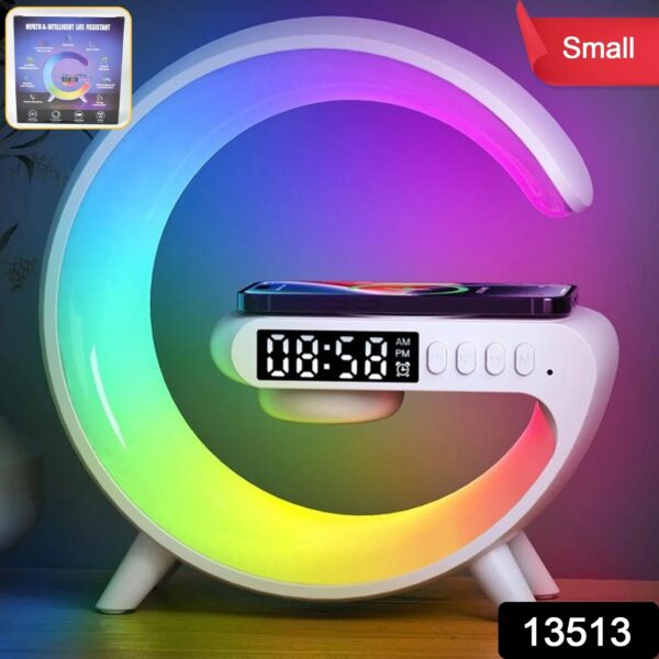 Smart Alarm Clock with RGB Light, Bluetooth Speaker & Wireless Charging
