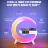 Smart Alarm Clock with RGB Light, Bluetooth Speaker & Wireless Charging