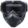 Anti-Scratch UV Protective Helmet Goggles & Face Mask for Bike Riding | Dust Protection Shield