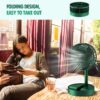 Foldable Mini USB Desk Fan with 180-Degree Rotation for Travel, Makeup, and Summer Cooling