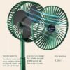 Foldable Mini USB Desk Fan with 180-Degree Rotation for Travel, Makeup, and Summer Cooling