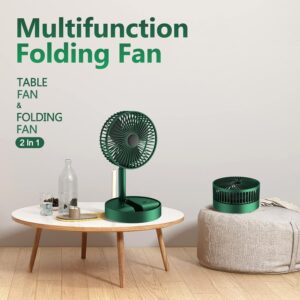 Foldable Mini USB Desk Fan with 180-Degree Rotation for Travel, Makeup, and Summer Cooling