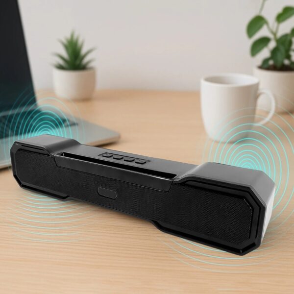 3D Sound Bluetooth Wireless Speaker with HD Bass - 1 Pc