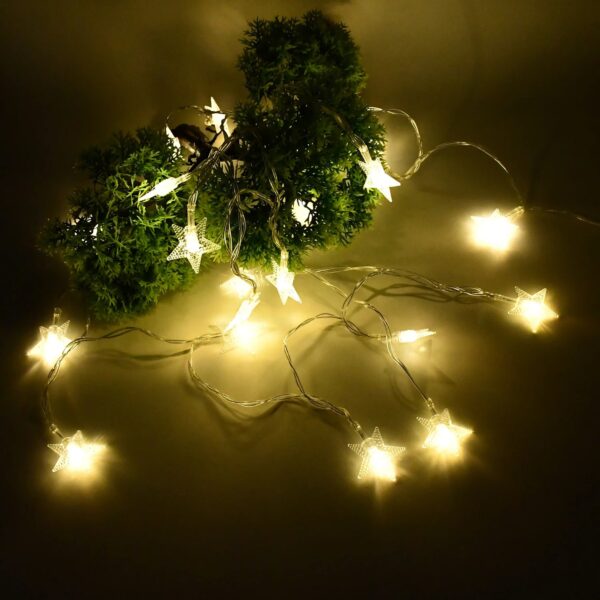 USB Star LED Fairy Lights – 20 Decorative LEDs