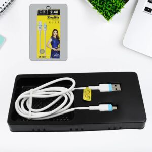 JK 2.4A Fast Charging Cable for Android with Data Sync