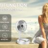 Foldable Mini USB Desk Fan with 180-Degree Rotation for Travel, Makeup, and Summer Cooling