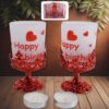 "Plastic Tealight Holder Diya Stand – Mix Design (2 Pc)"