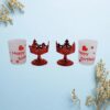 "Plastic Tealight Holder Diya Stand – Mix Design (2 Pc)"