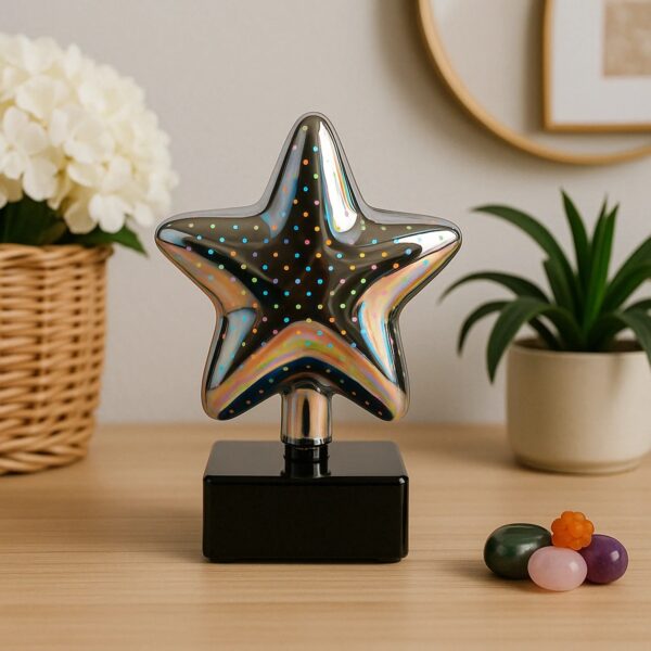 Star-Shaped 3D Illusion LED Night Lamp for Home and Gift Use