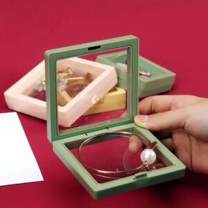 3D floating display frame for gift packaging and collectibles