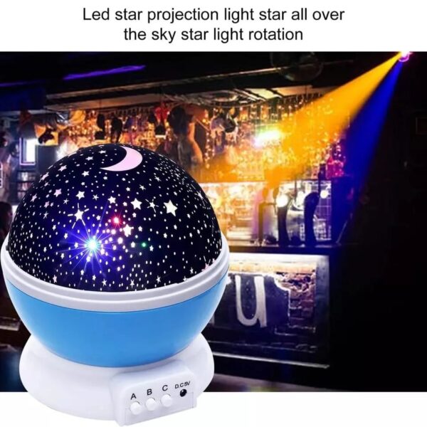 Color Changing Rotating Star Master Night Lamp for Bedroom and Kids Room