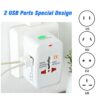 Universal Travel Adapter with USB Charger Plug - Image 4