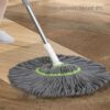 Squeeze Twist Mop with Stainless Steel Handle for Easy Floor Cleaning