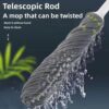 Squeeze Twist Mop with Stainless Steel Handle for Easy Floor Cleaning