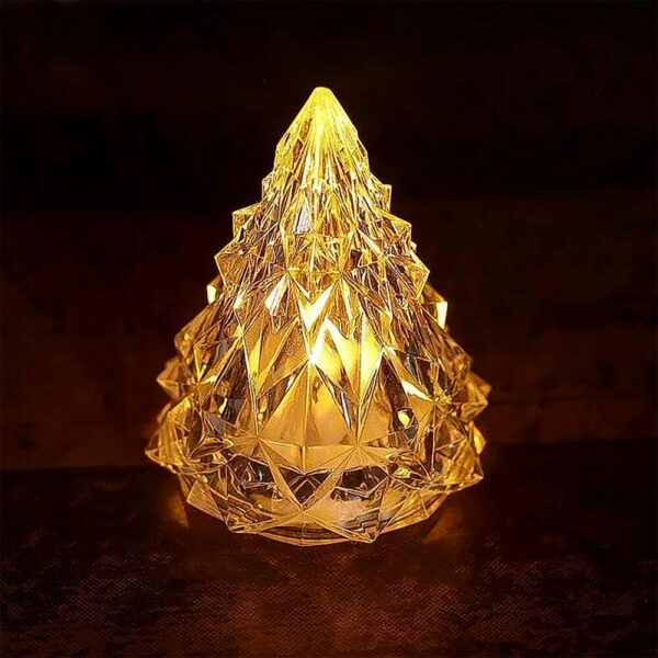 Iceberg or pyramid-shaped tea light candle for Diwali and festive home décor