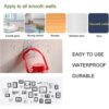 Self Adhesive Screw Type Wall Hooks – 4 Pcs - Image 3
