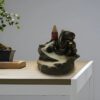 Smoke Fountain Ganesha Idol with Backflow Incense Cones for Home Decor & Meditation