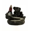 Smoke Fountain Ganesha Idol with Backflow Incense Cones for Home Decor & Meditation