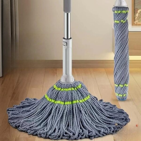 Squeeze Twist Mop with Stainless Steel Handle for Easy Floor Cleaning