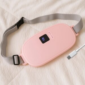 Rechargeable smart warm palace belt for period pain, women’s heating pad massager, portable menstrual pain relief belt