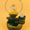 Ganesh Ji Indoor Water Fountain with LED Ring Light & Crystal Ball