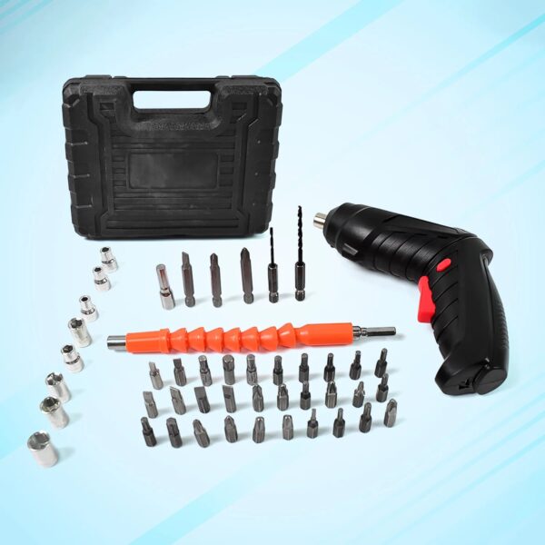 Small Screwdriver with LED Light and 48 Piece Bit Set – DIY Repair Toolkit