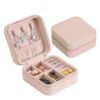 Mini PU Leather Jewellery Box for Travel & Storage – Compact Jewellery Organizer