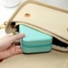 Mini PU Leather Jewellery Box for Travel & Storage – Compact Jewellery Organizer