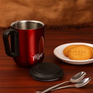 Supermom Stainless Steel Metallic Coffee Mug – 300ml Tumbler