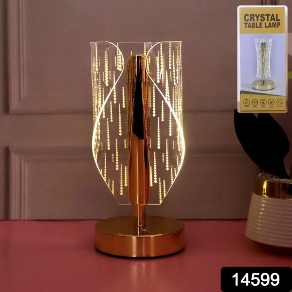 Modern Crystal LED Table Lamp for Bedroom & Living Room Décor