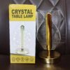 Luxury Crystal Table Lamp with USB Charging for Bedroom & Living Room Décor