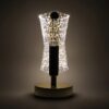 Luxury Crystal LED Double Shade Table Lamp with Elegant Decorative Design