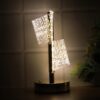 Luxury Crystal LED Double Shade Table Lamp with Elegant Decorative Design