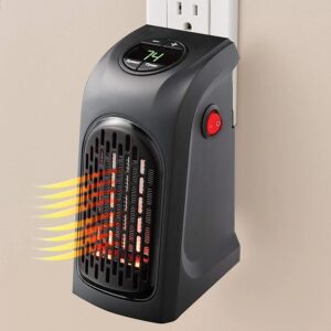 Electric Mini Handy Heater Plug-In Wall 400W – Portable Room Heater
