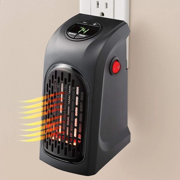 Electric Mini Handy Heater Plug-In Wall 400W – Portable Room Heater