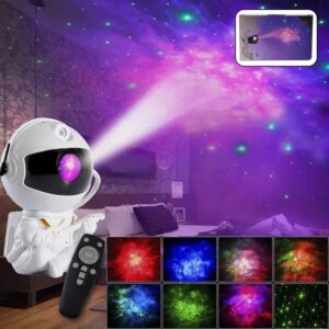 Astronaut Galaxy Projector Night Light with Remote