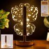 Luxury Golden Crystal Butterfly LED Table Lamp – Elegant Home Décor Lighting