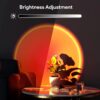 Multi Colors Sunset Lamp – LED Sunset Projection Night Lights for Room Décor