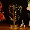 Luxury Golden Crystal Butterfly LED Table Lamp – Elegant Home Décor Lighting
