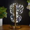 Luxury Golden Crystal Butterfly LED Table Lamp – Elegant Home Décor Lighting