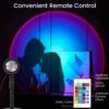 Multi Colors Sunset Lamp – LED Sunset Projection Night Lights for Room Décor