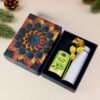 19708 Kesar Pista Bottle Rose Box – Premium Dry Fruit & Gift Hamper